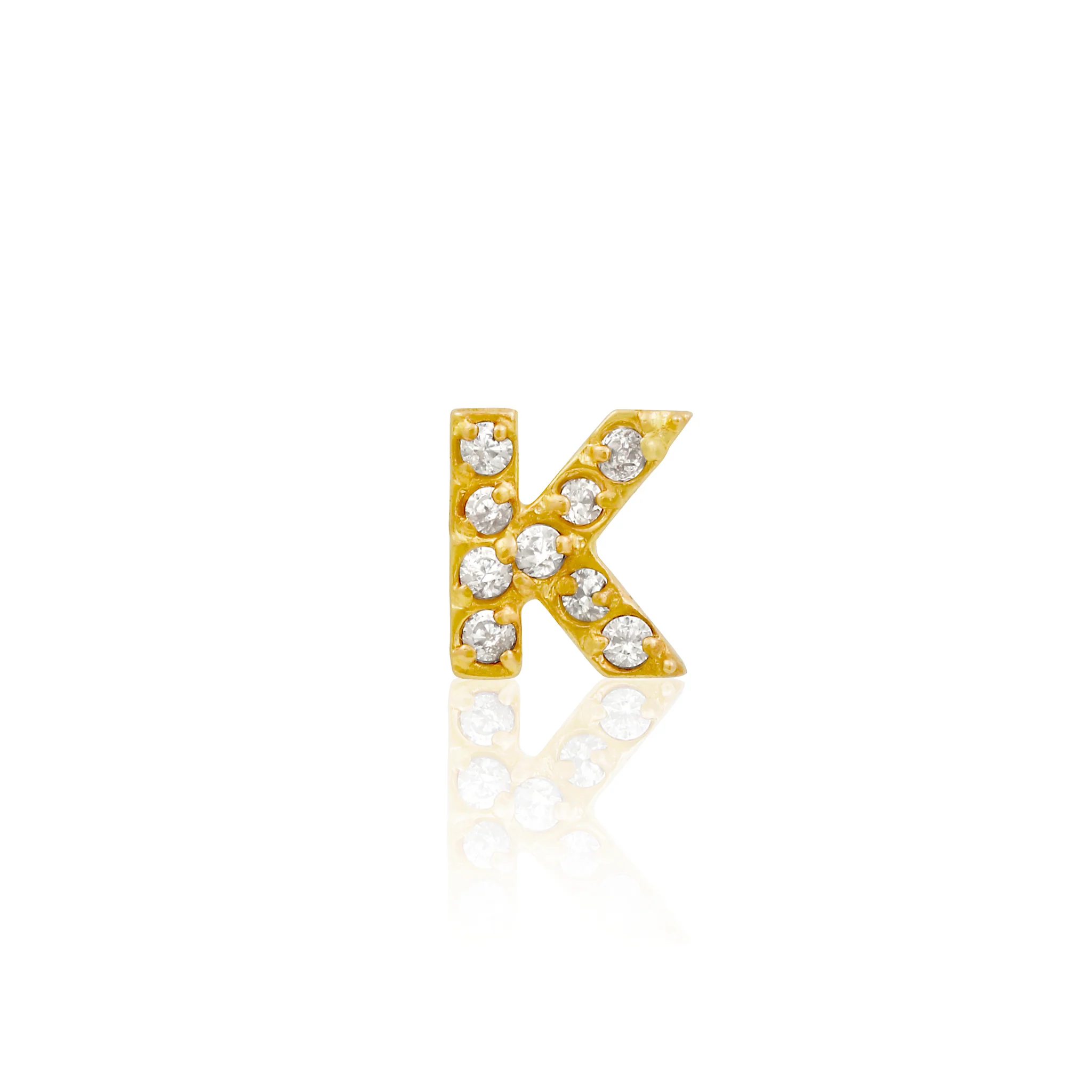 10k Solid Gold Initial Stud - Image 13
