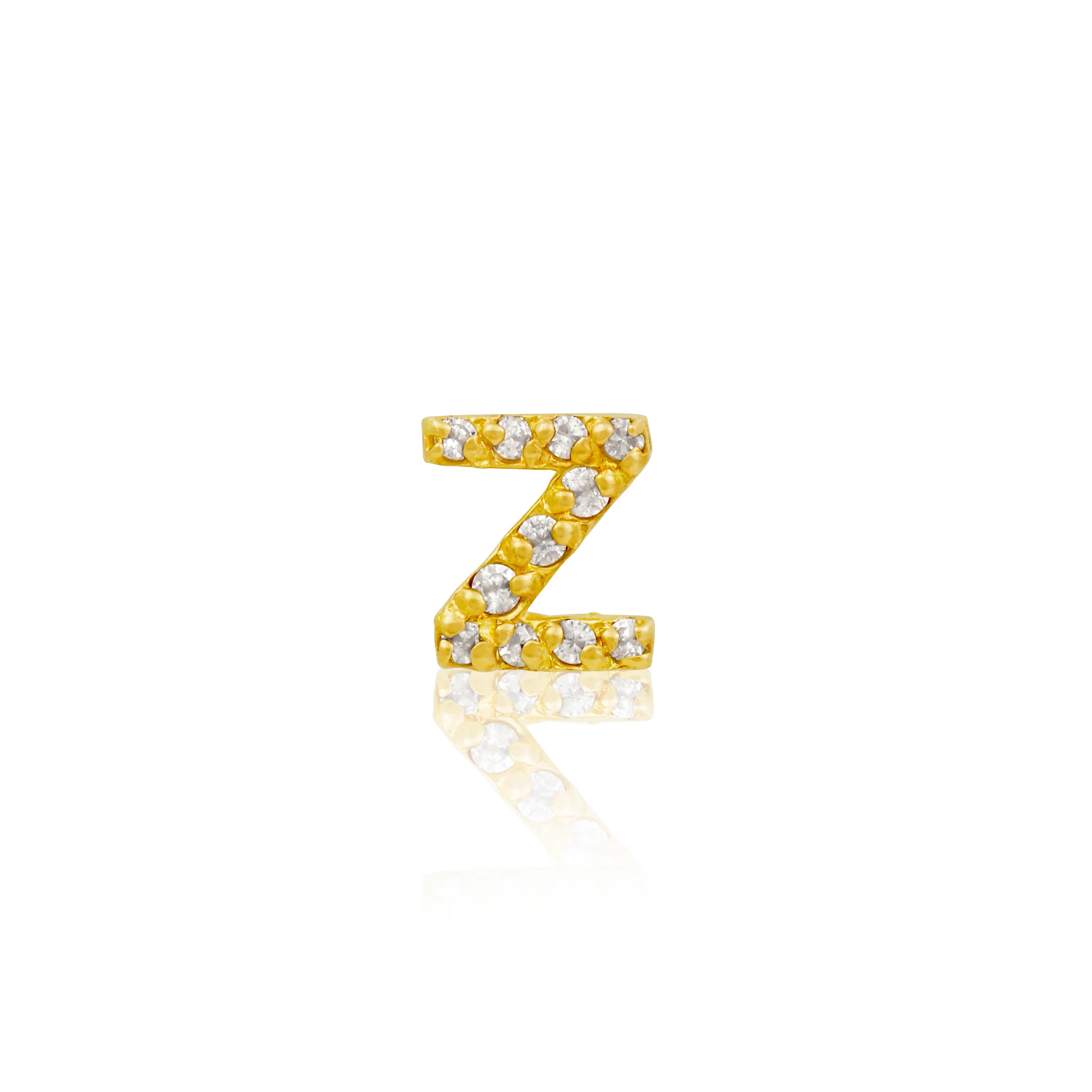 10k Solid Gold Initial Stud - Image 28