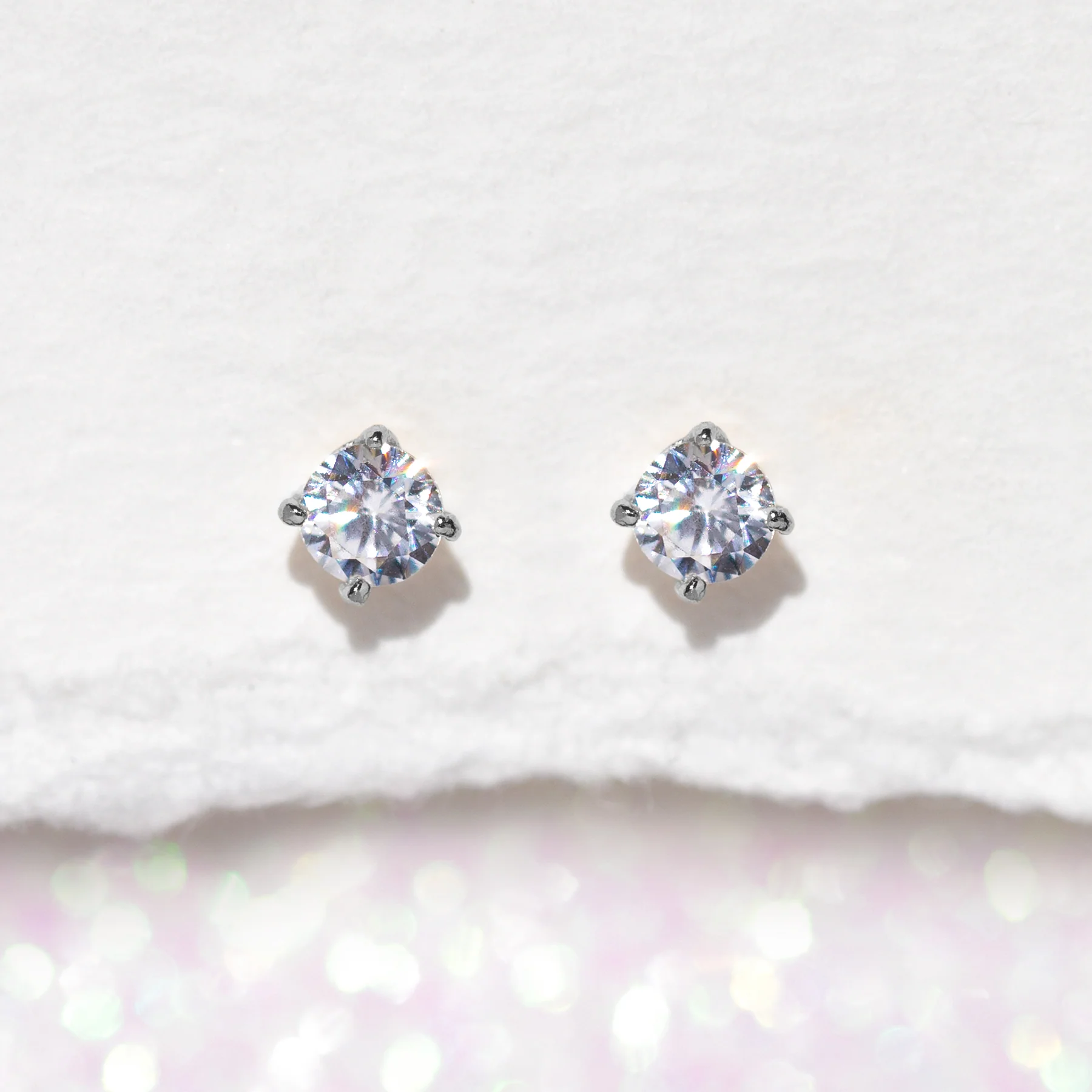 14k Solid Gold Perfect Mini Stud Earrings - Image 5