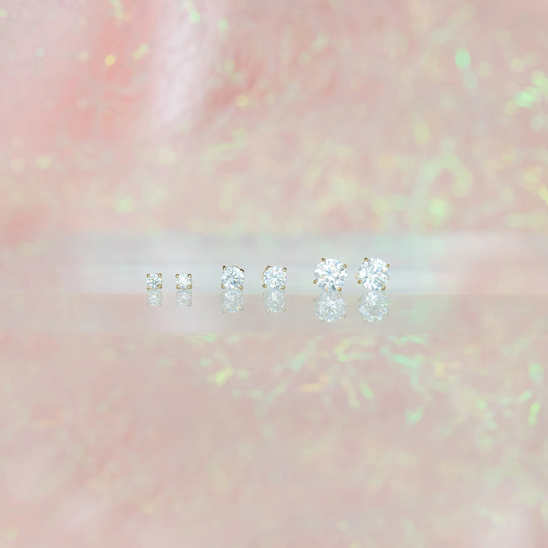 14k Solid Gold Perfect Mini Stud Earrings - Image 7