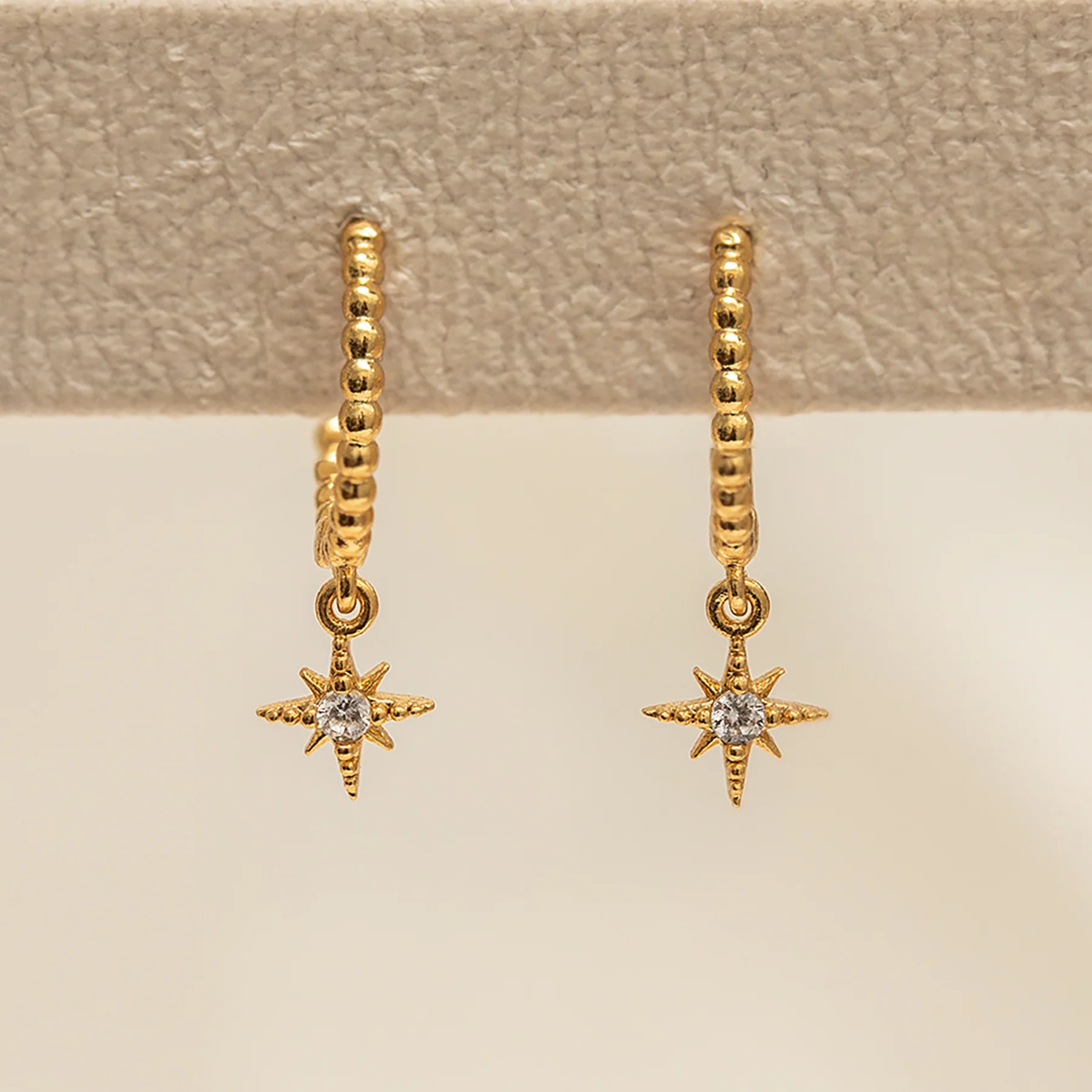 Beaded Comet Hoops - Image 3
