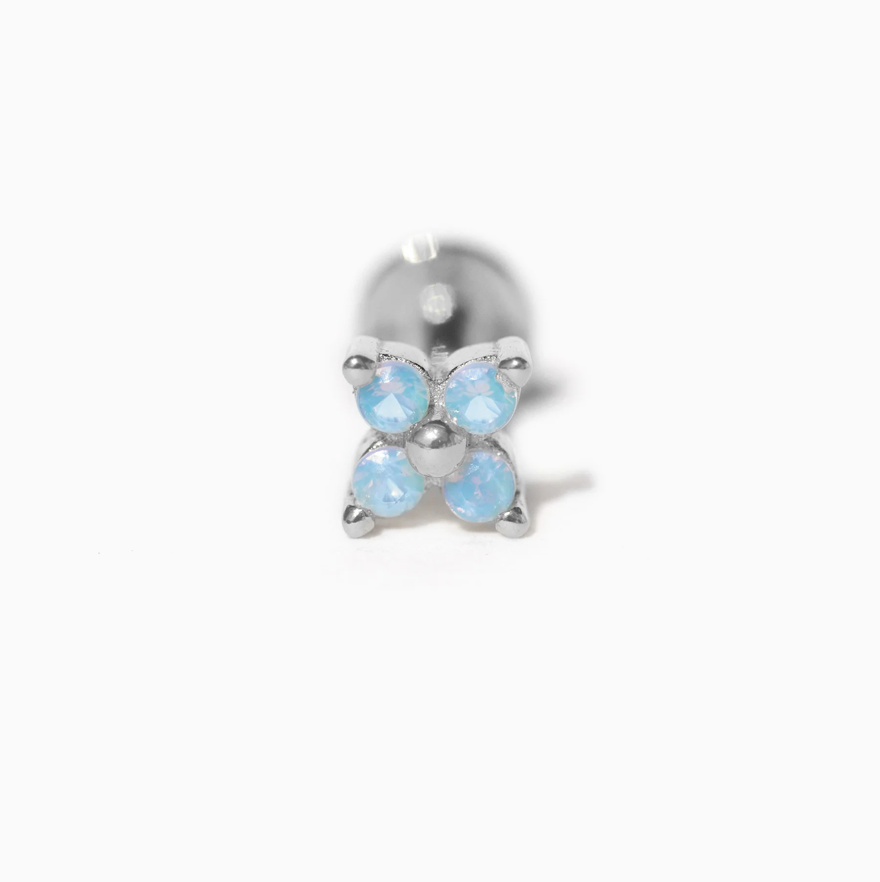 Blue Blossom Flat Back Earring - Image 4