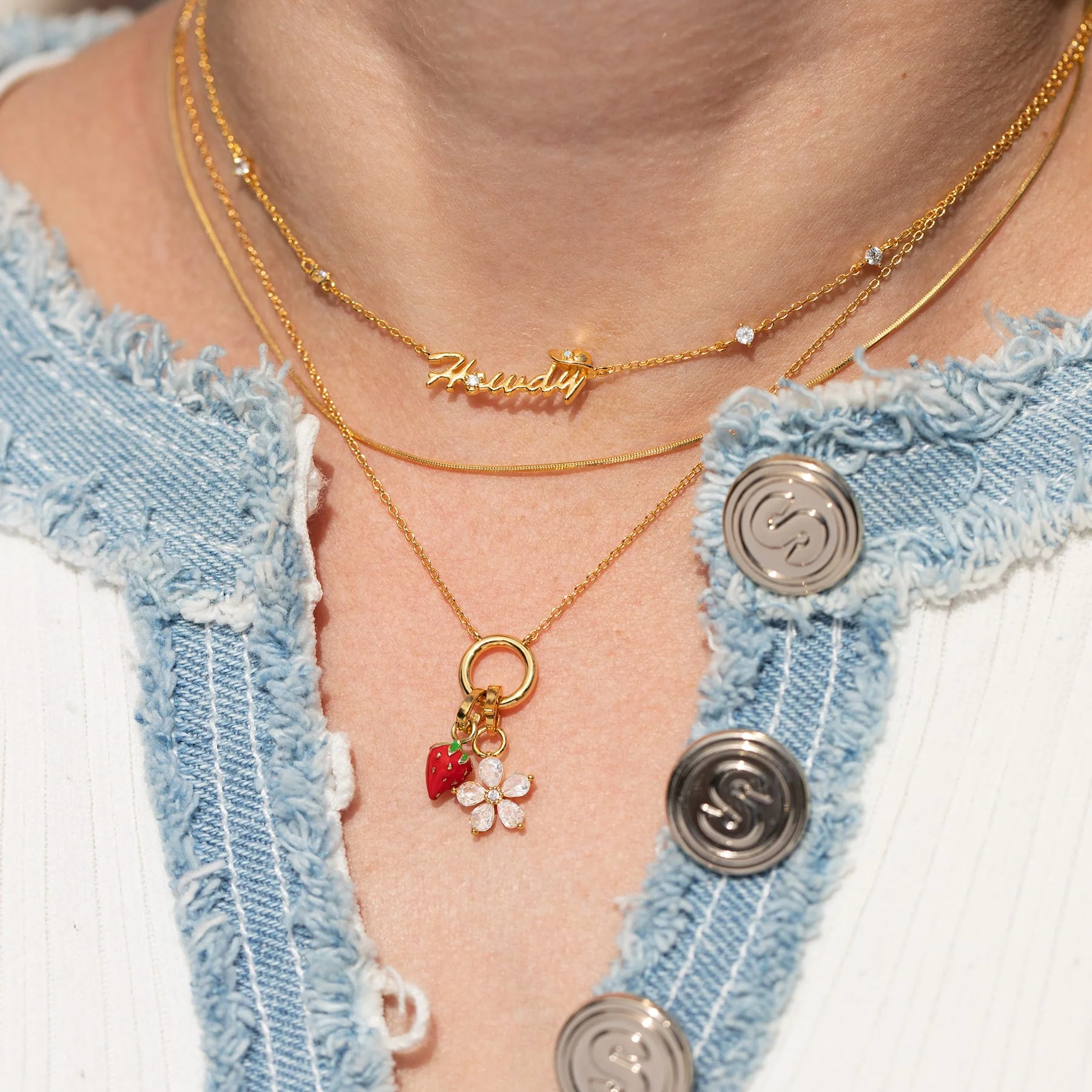 Center Piece Necklace for Charms - Image 2