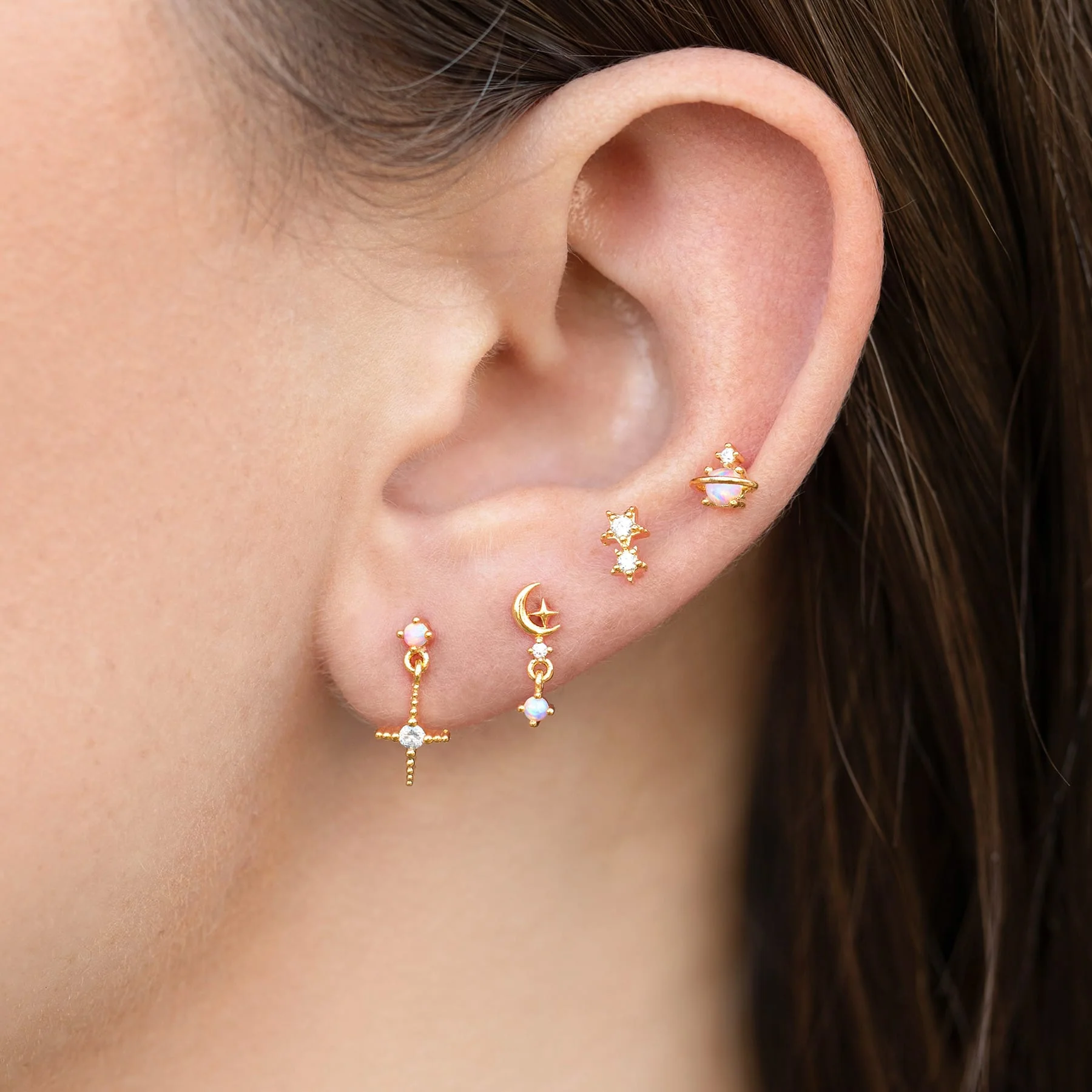 Counting Stars Opal Stud Set - Image 2