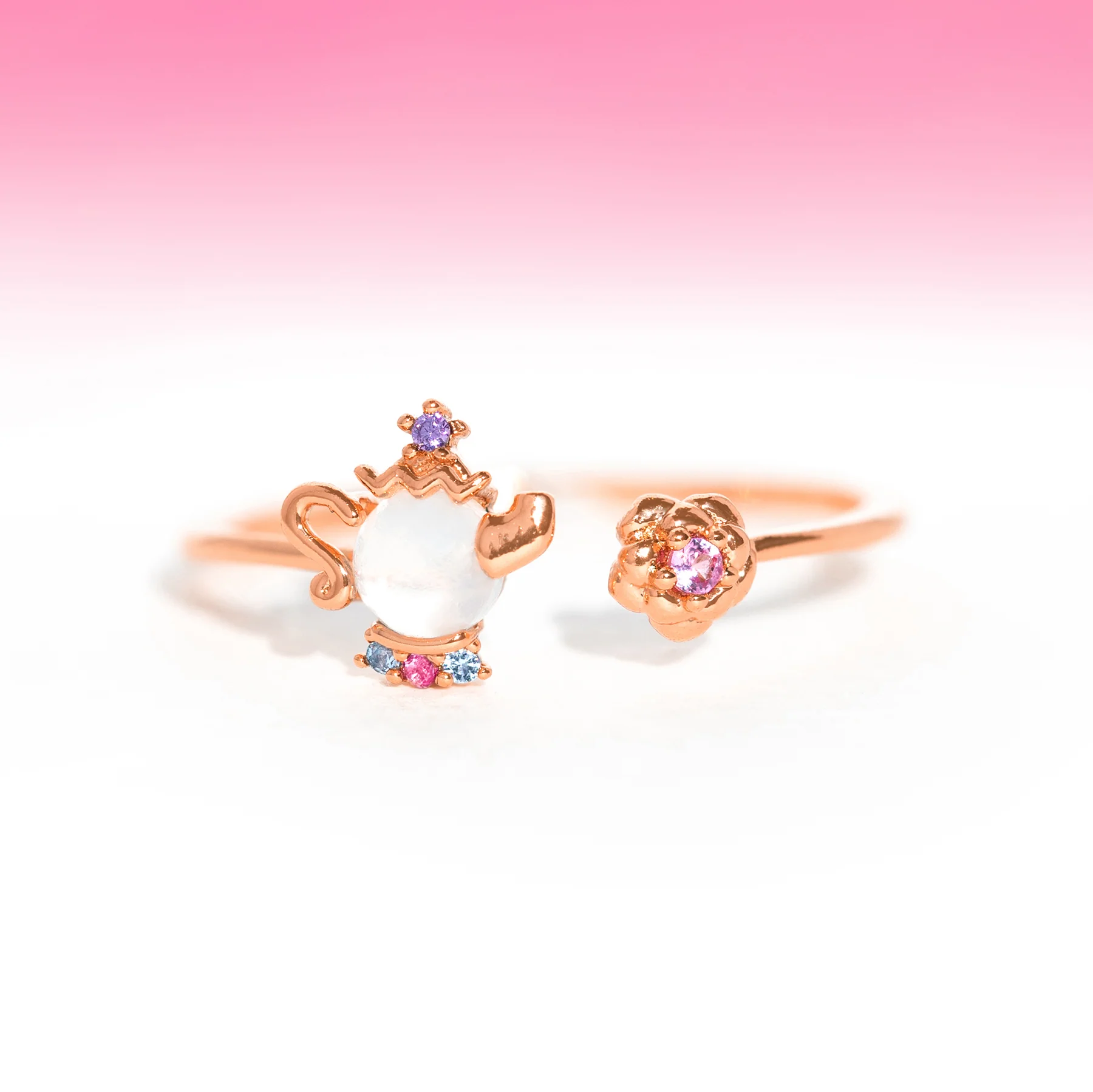Disney Beauty & The Beast Mrs. Potts Ring - Image 4