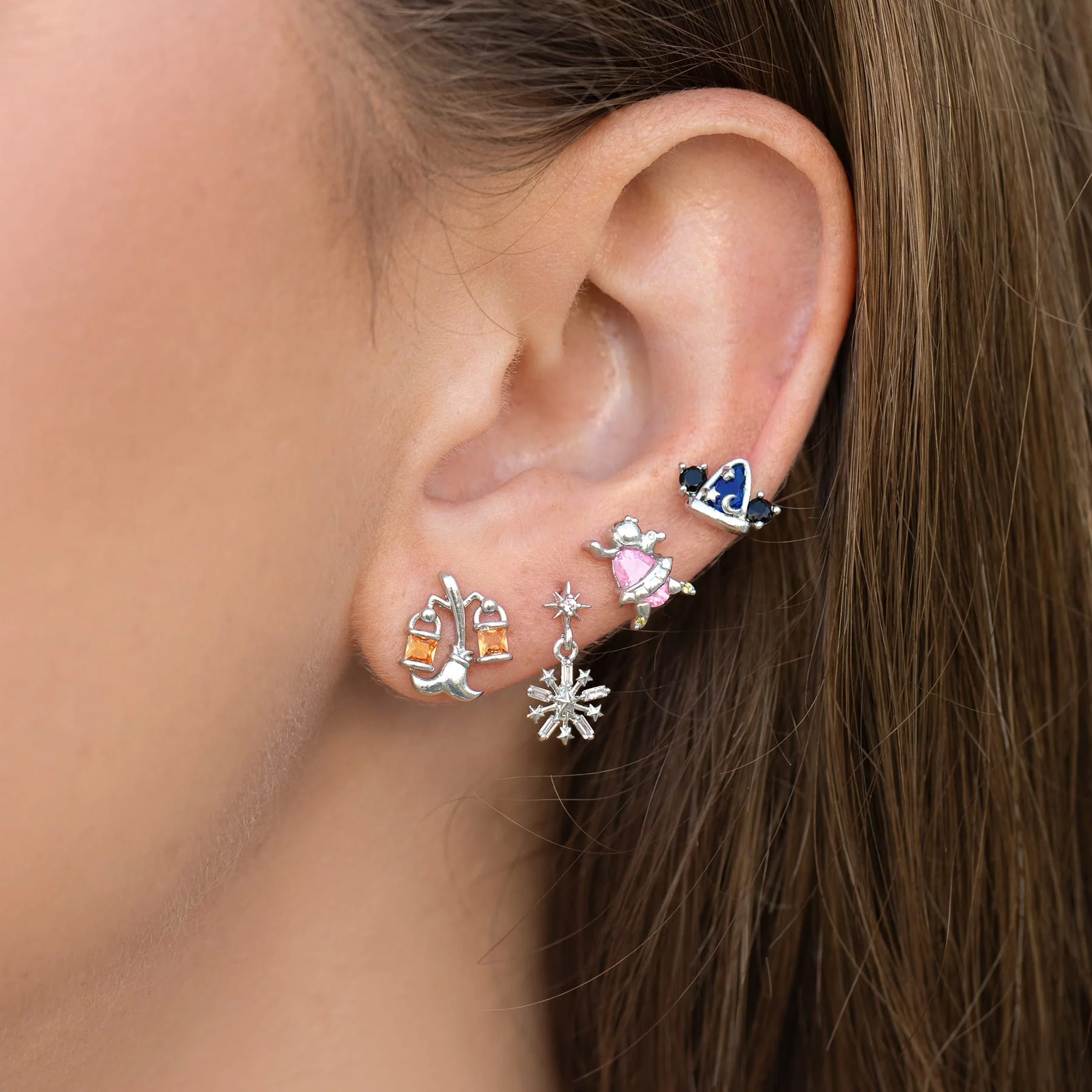 Disney Fantasia Sorcerer Apprentice Mickey Mouse Earring Set - Image 7