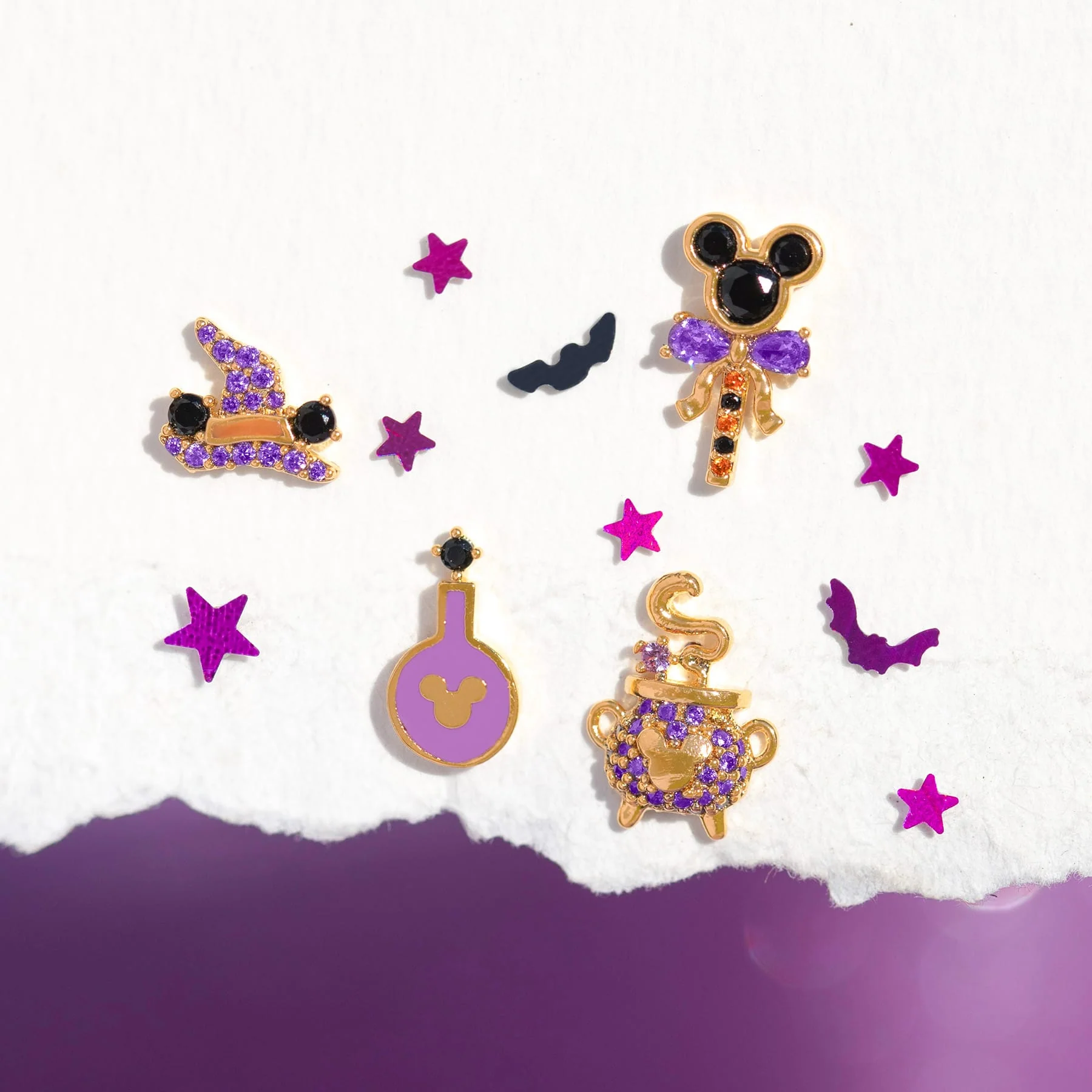 Disney Mickey Mouse's Witch's Brew Earring Set - Image 4