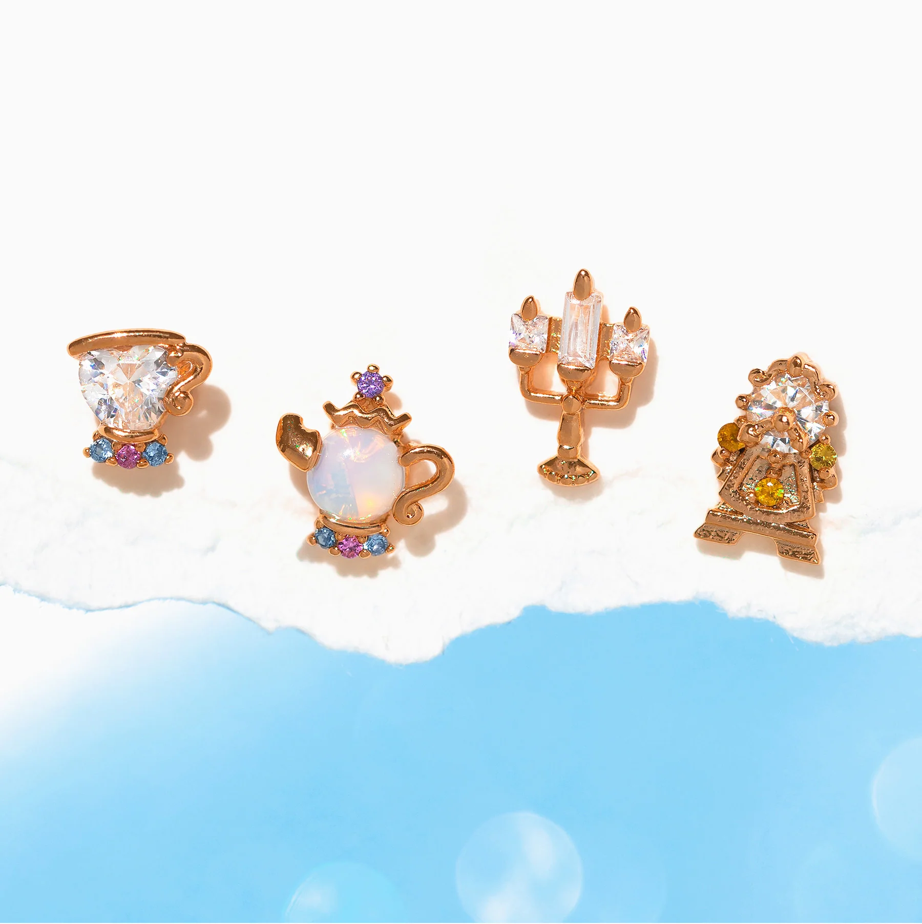 Disney Princess Be Our Guest Earring Set - Image 4