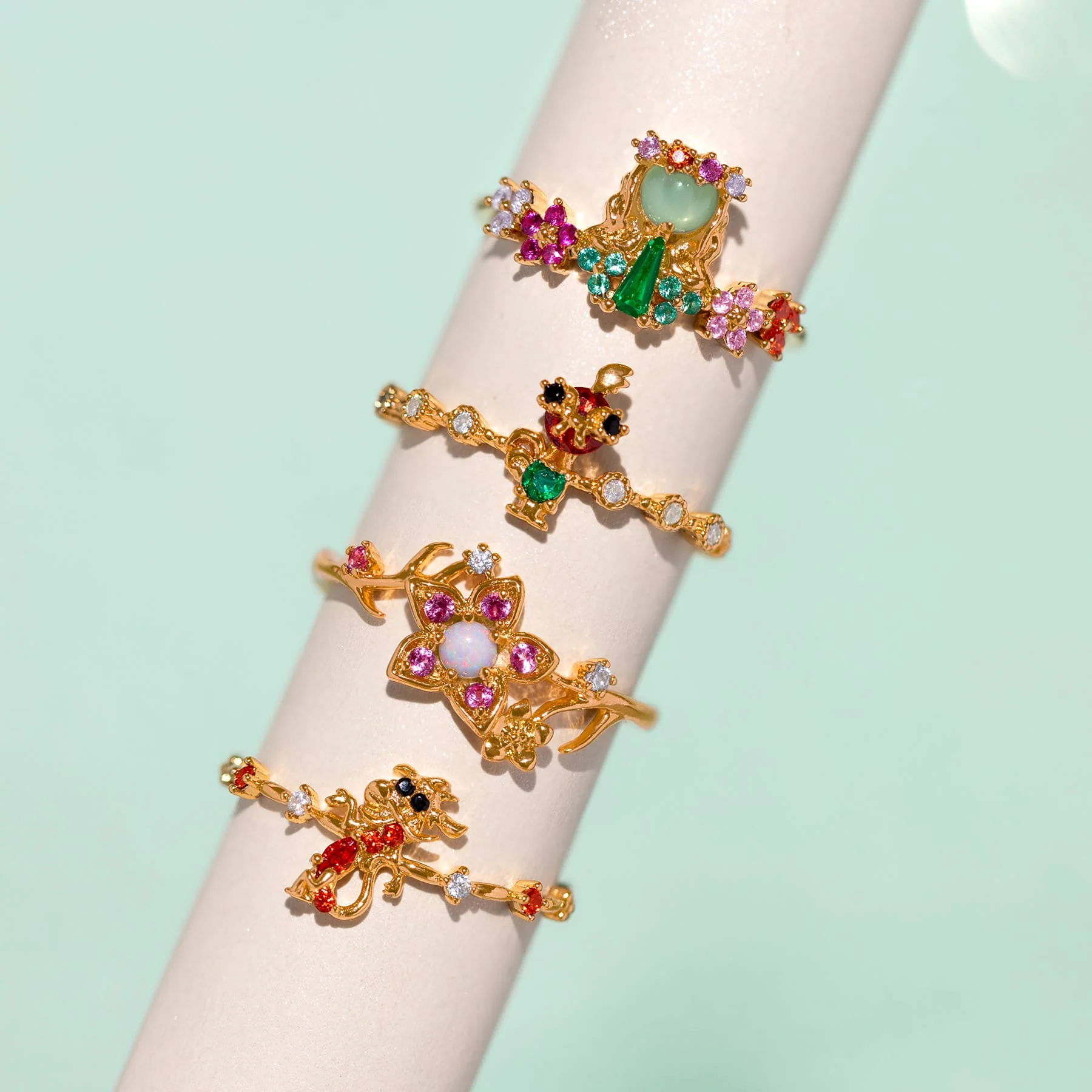 Disney Princess Mulan Flower Ring - Image 4