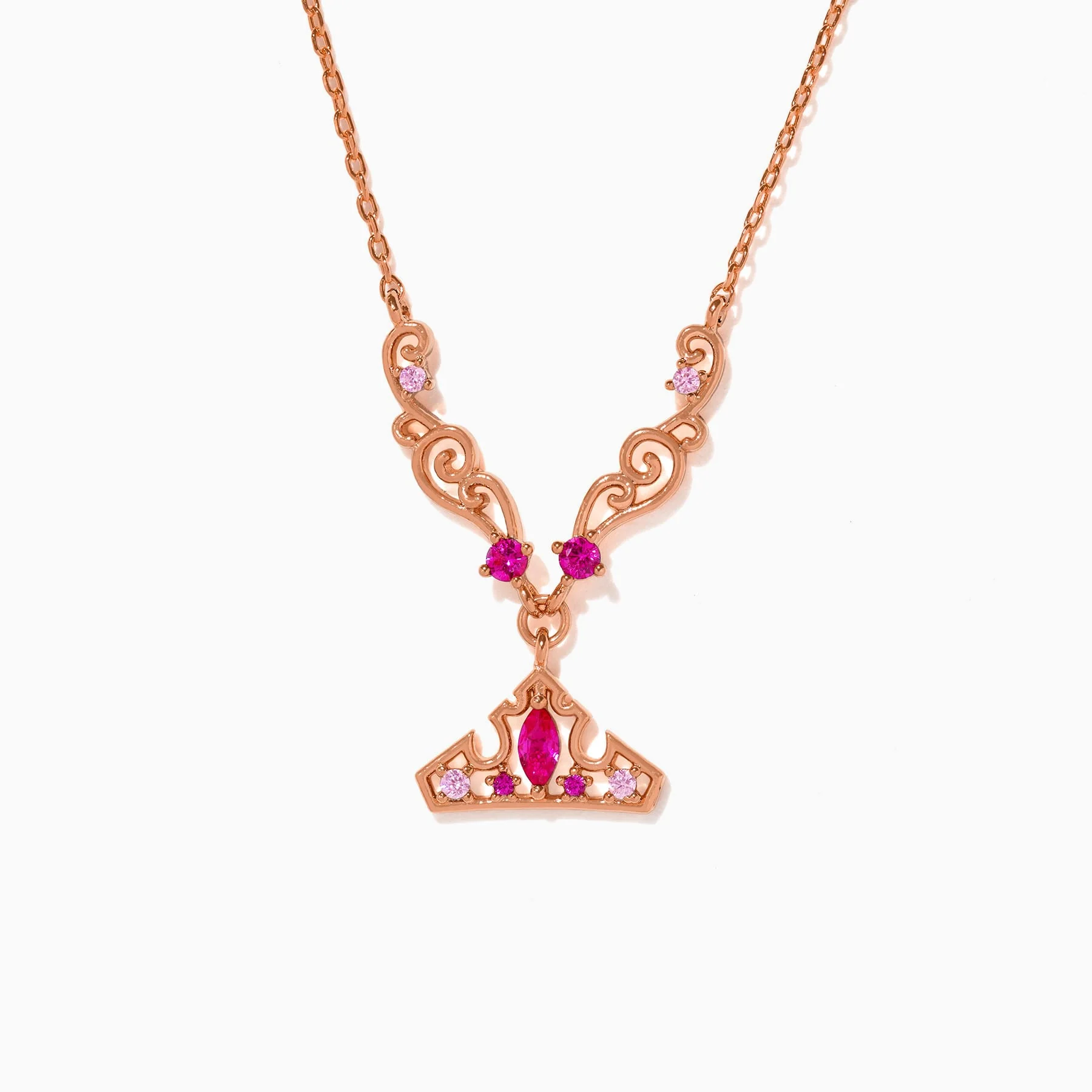Disney Princess Sleeping Beauty Aurora Crown Necklace - Image 4