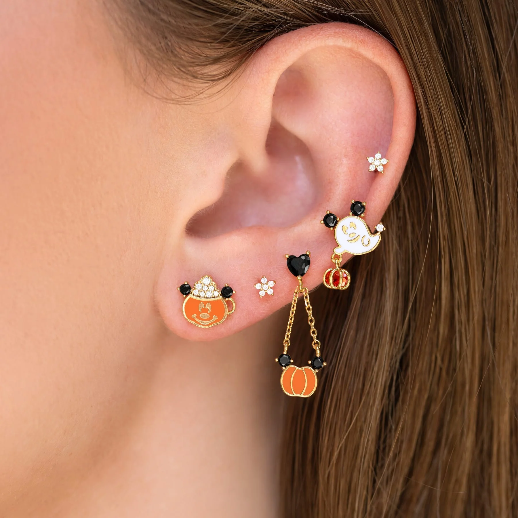 Disney Pumpkin Patch Earring Set - Image 5