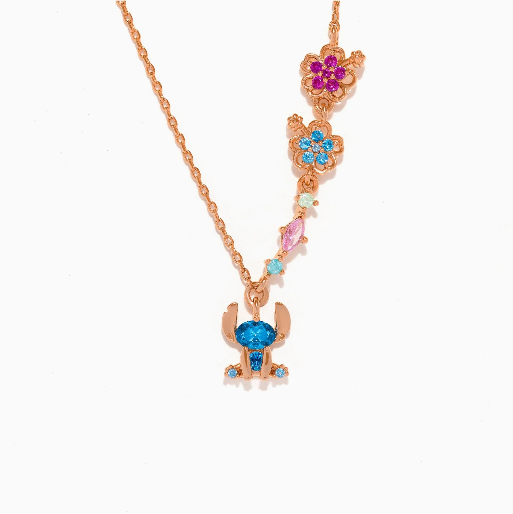 Disney Stitch Hibiscus Necklace - Image 4