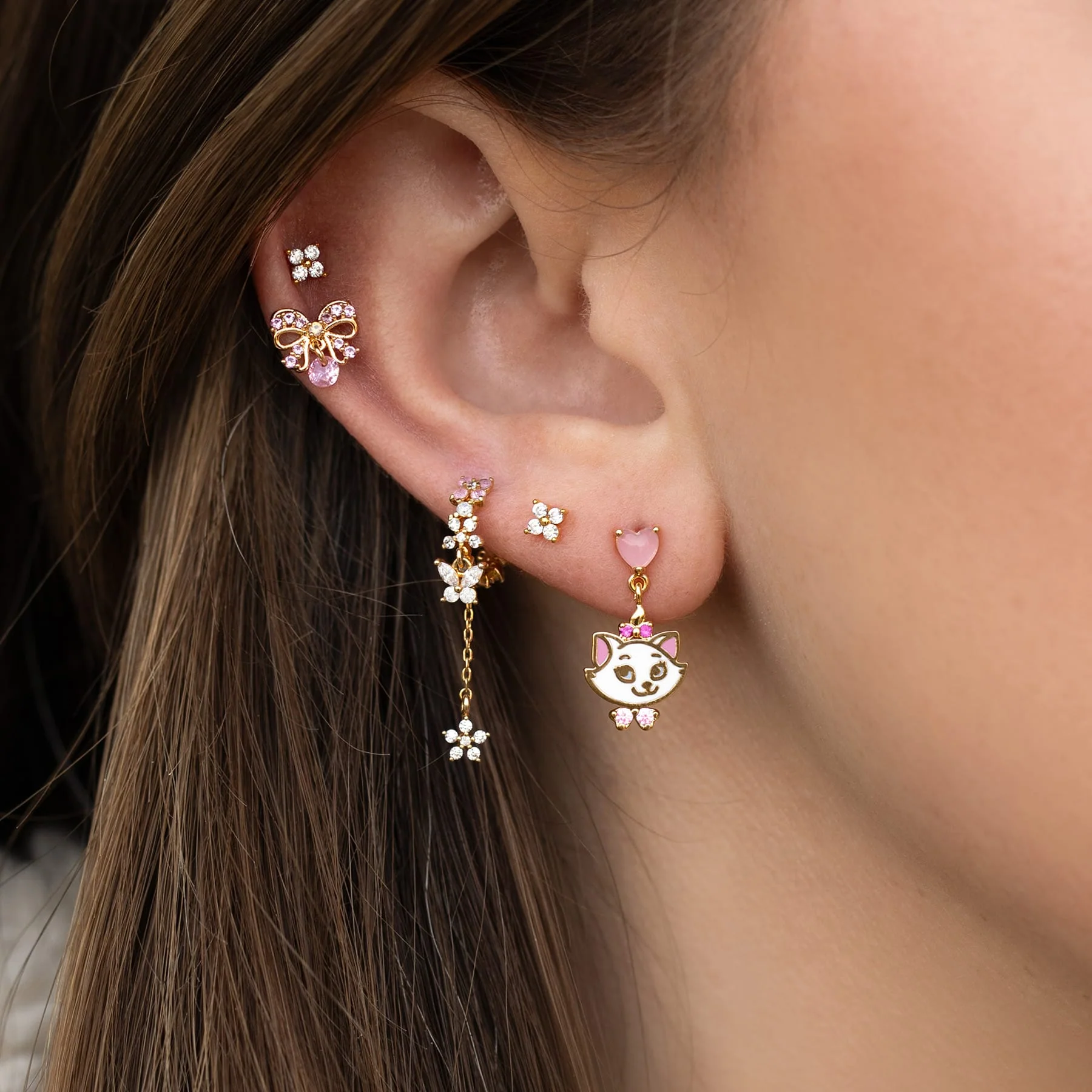 Disney The Aristocats Marie Dangle Earrings - Image 4