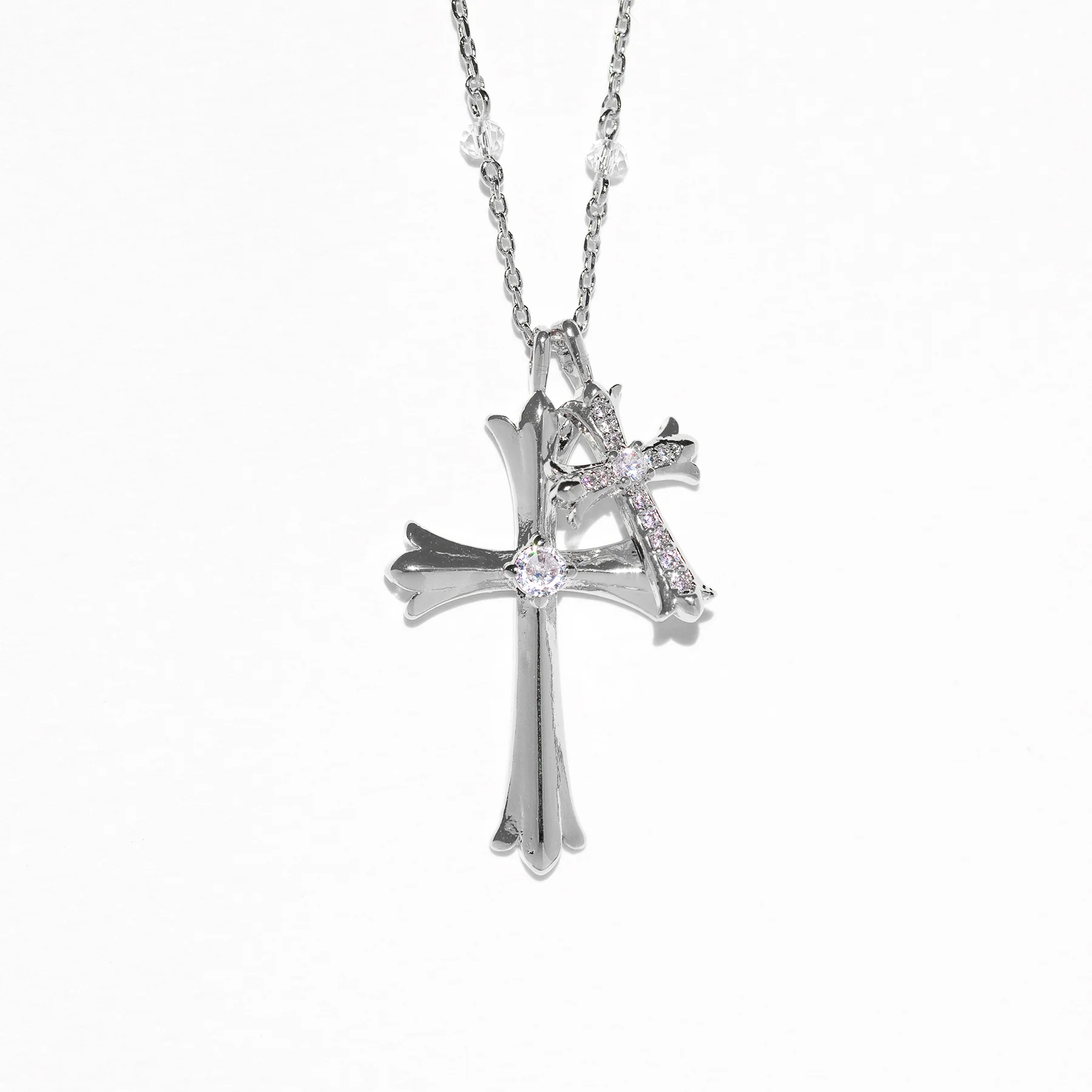 Double Crossed Necklace - Image 4