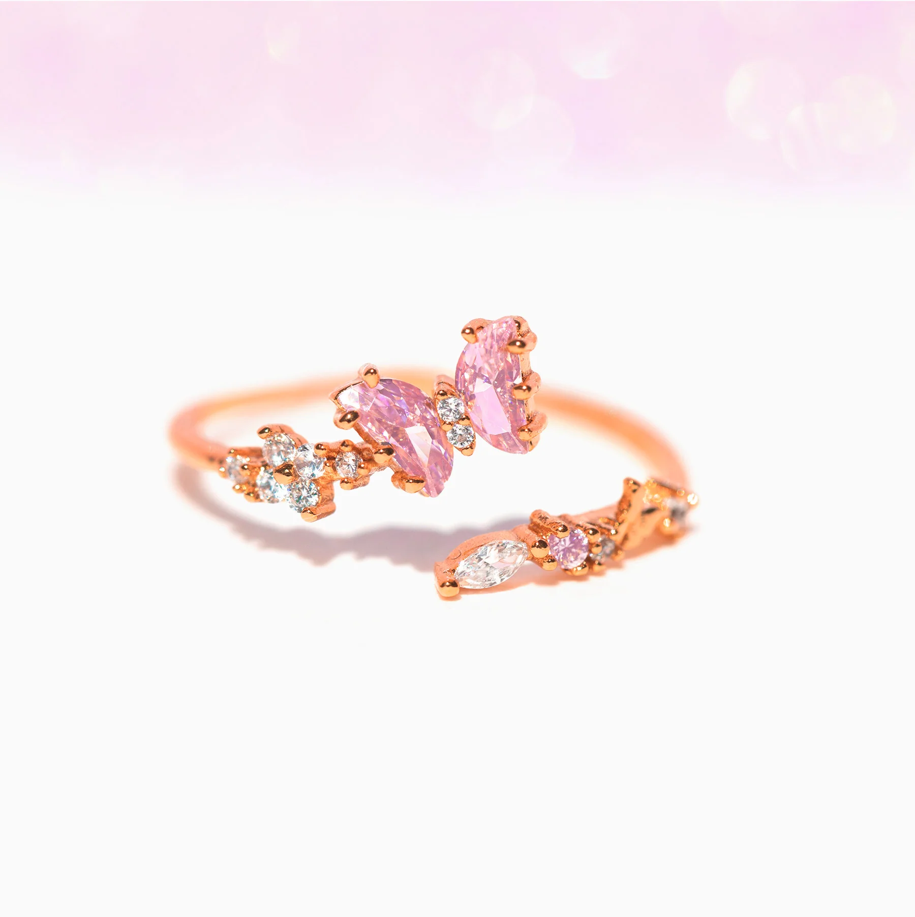 Flutter Love Adjustable Ring - Image 3