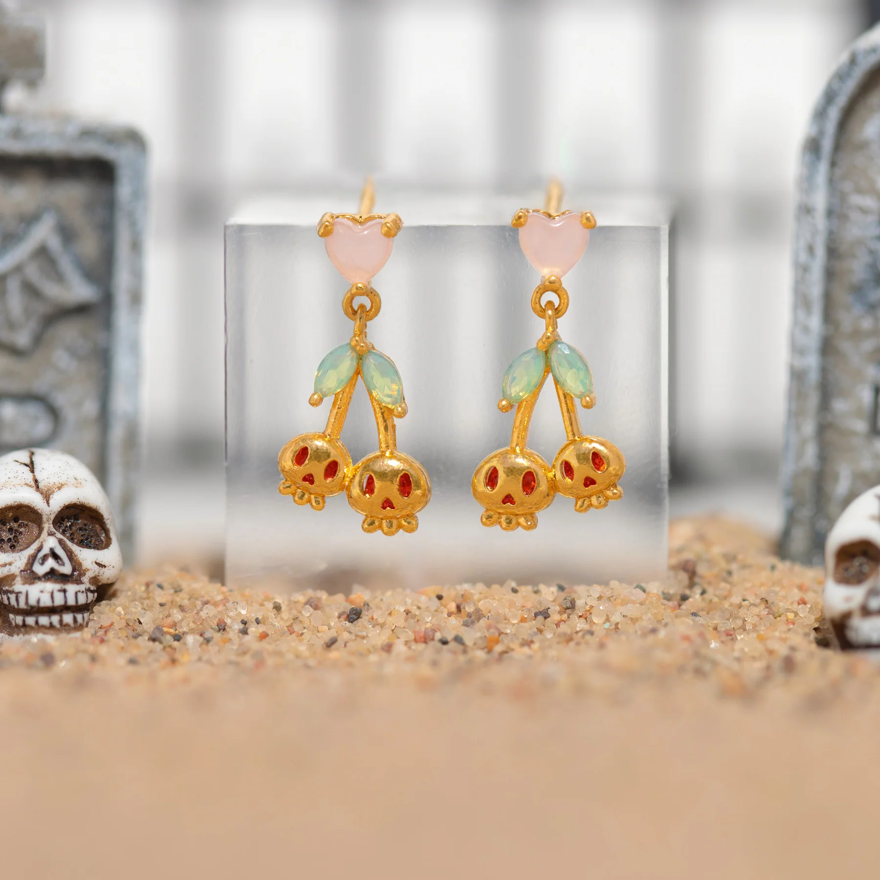 Forbidden Fruit Dangle Earrings - Image 3