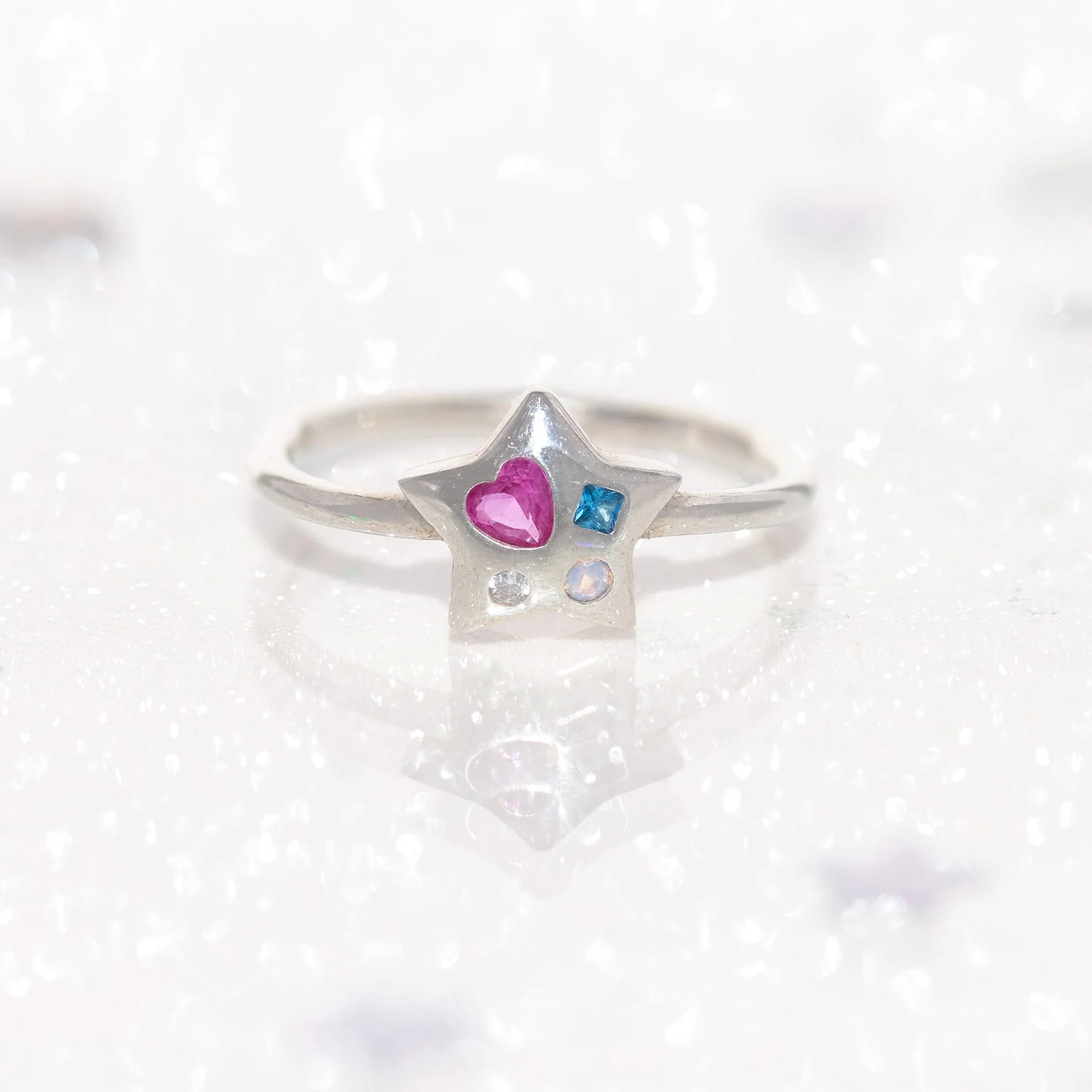Heart of a Star Sterling Silver Ring - Image 3
