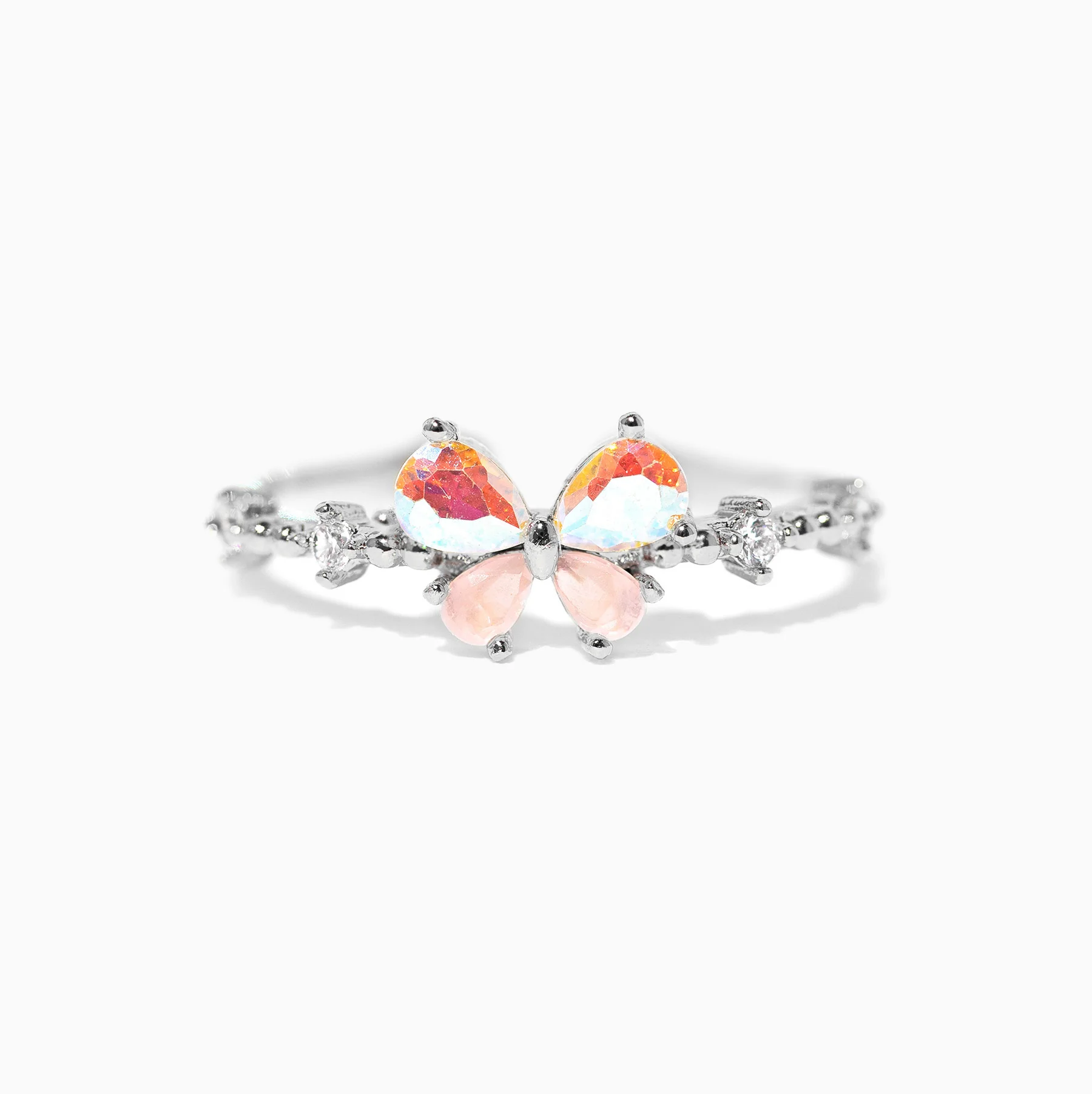 Kaleidoscope Butterfly Adjustable Ring - Image 4