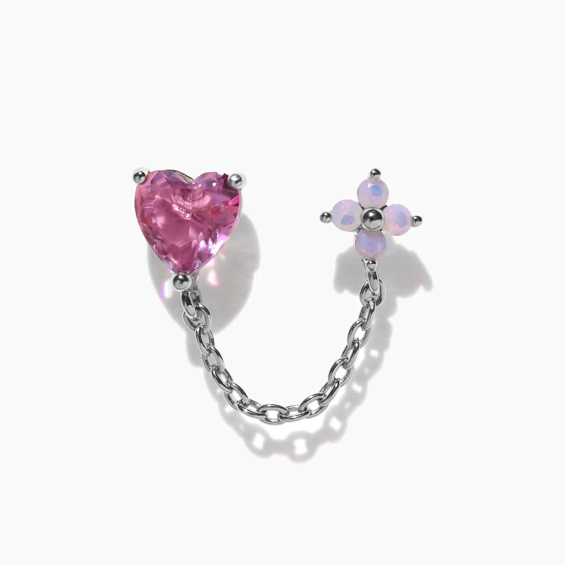 Love Blooms Double Piercing Style Earring - Image 5