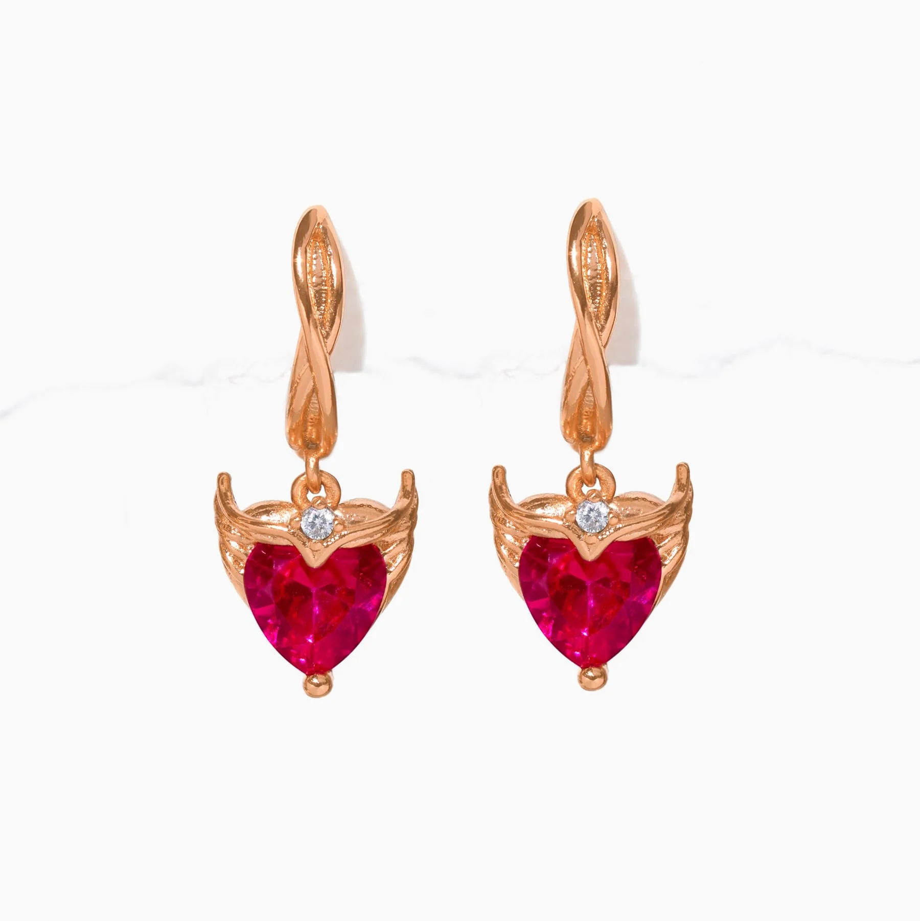 Marvel's Scarlet Witch Heartspell Hoops - Image 4