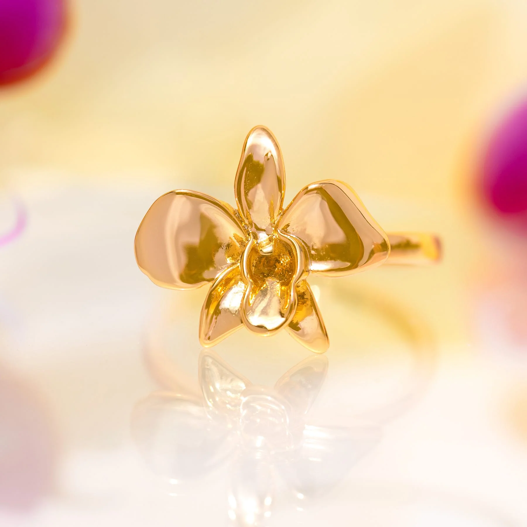 Orchid Blossom Ring - Image 3