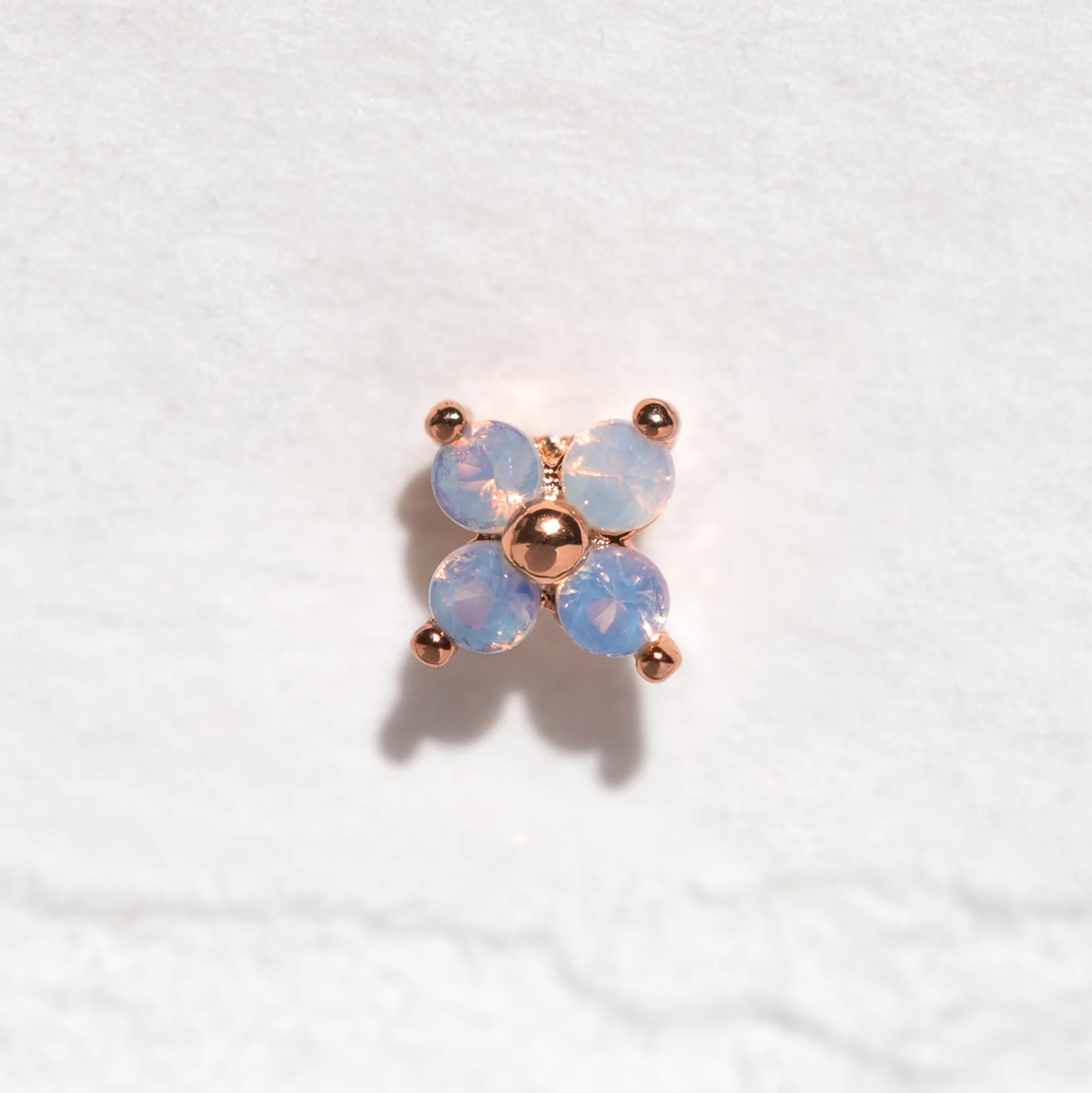 Pastel Blossom Piercing Style Earring - Image 3
