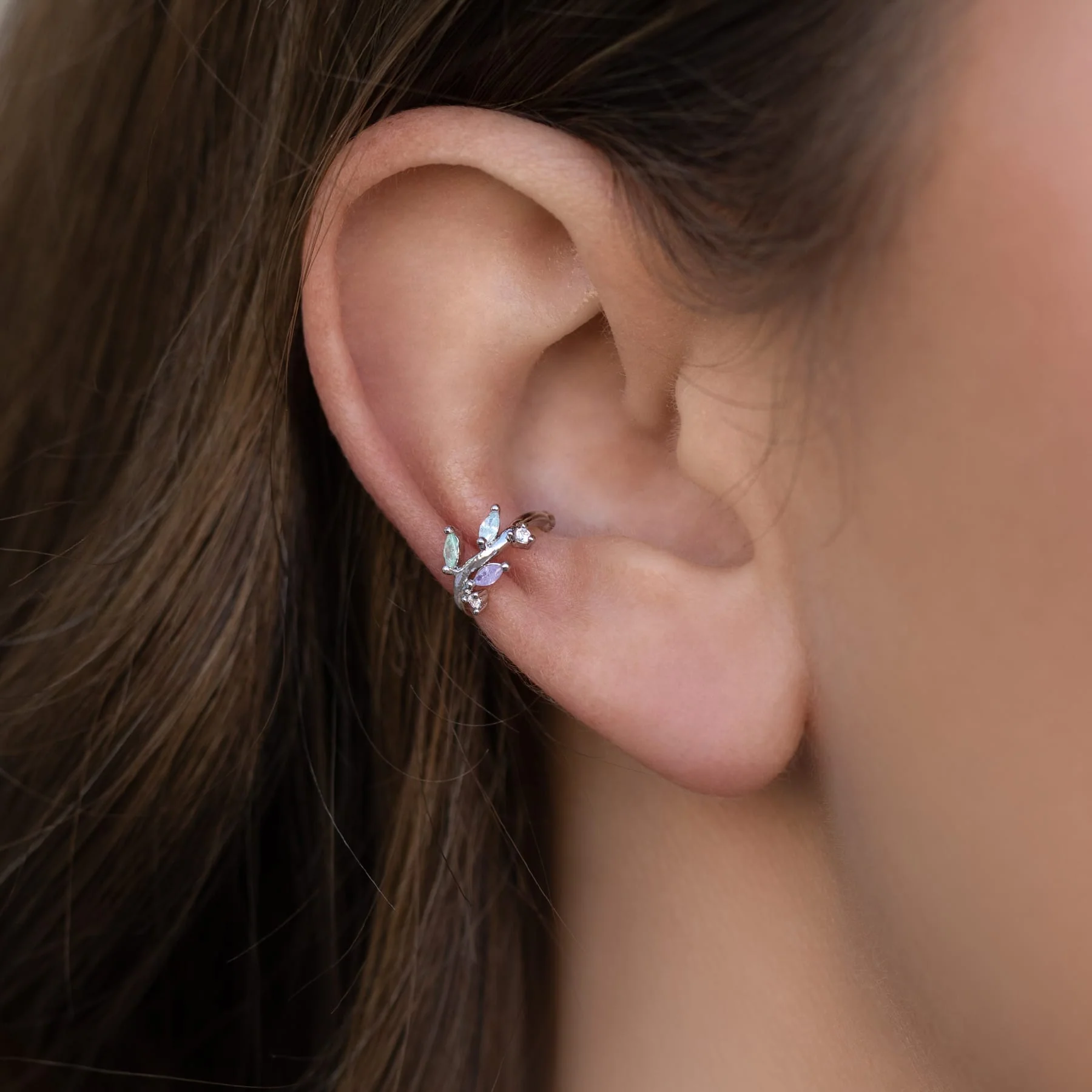 Pastel Leaf Ear Cuff - Image 7