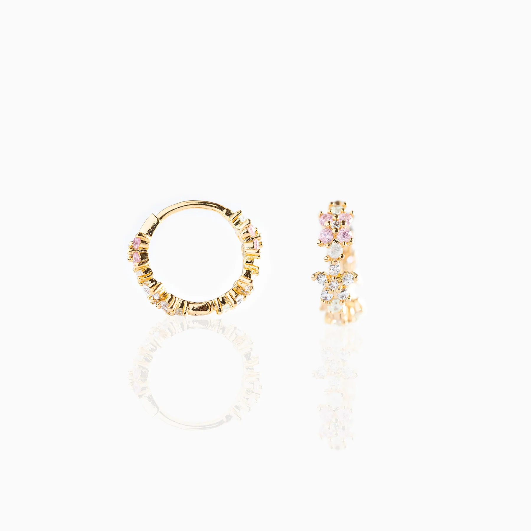 Pastel Star Huggie Hoops - Image 3