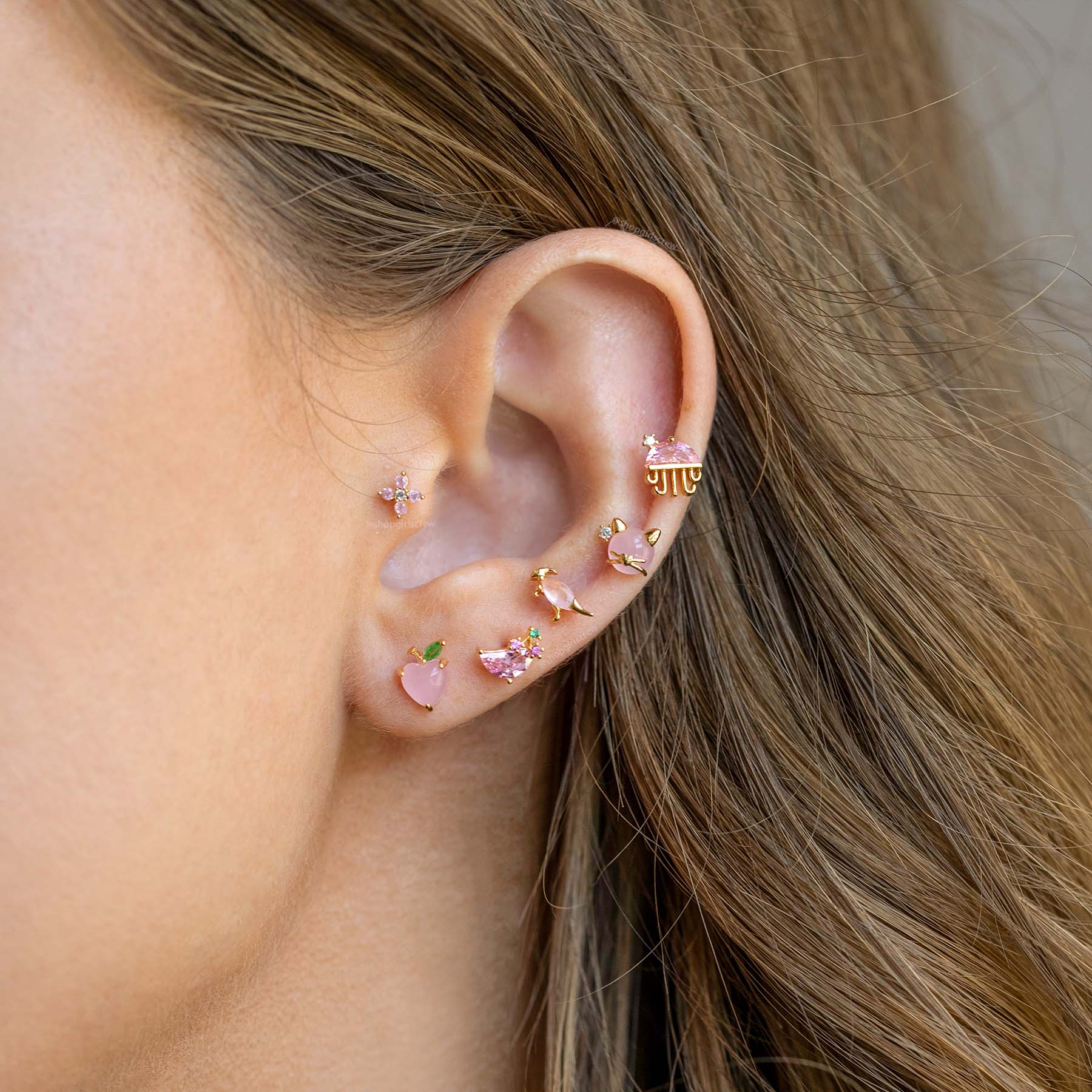 Peach Studs - Image 3
