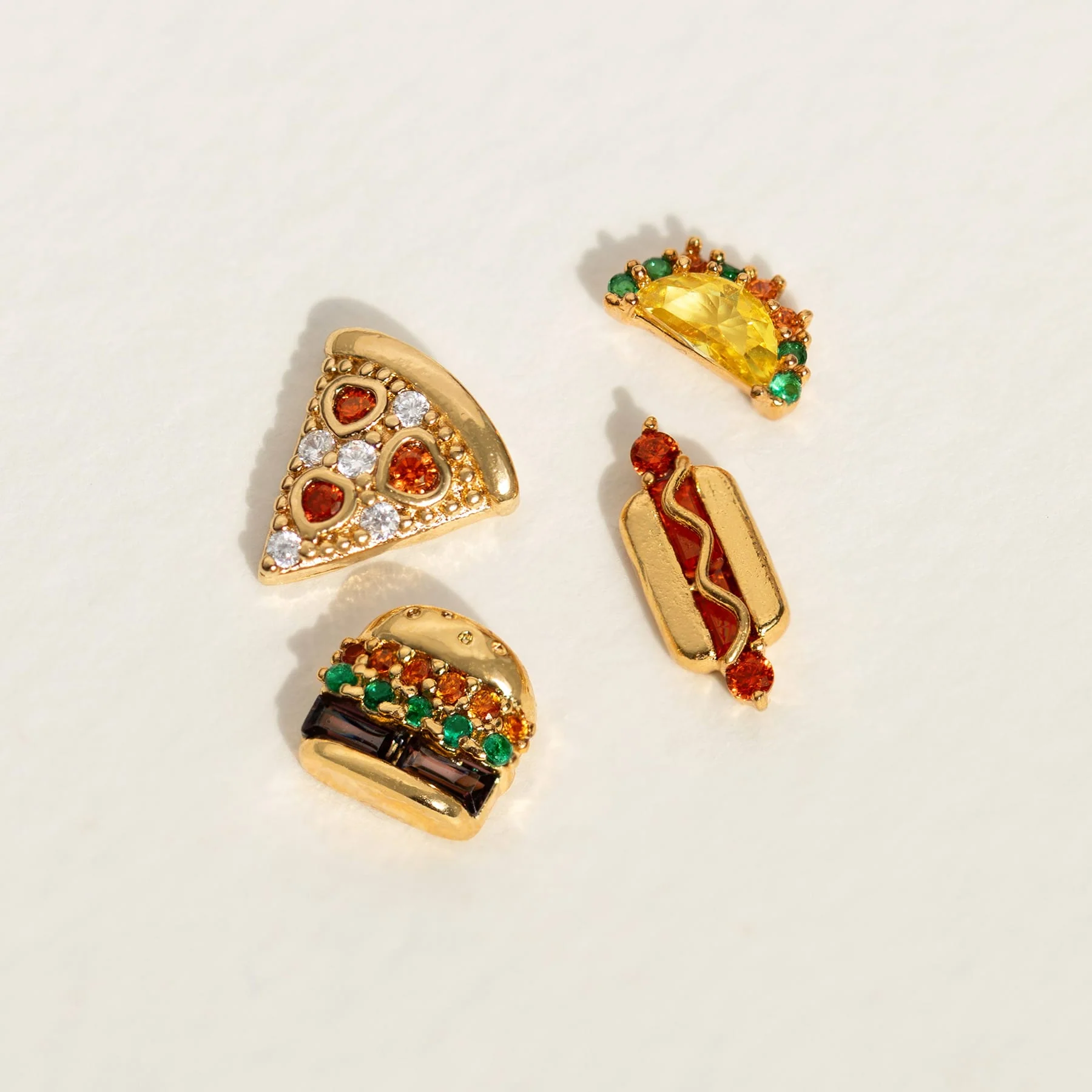 Pepperoni Pizza Studs - Image 4