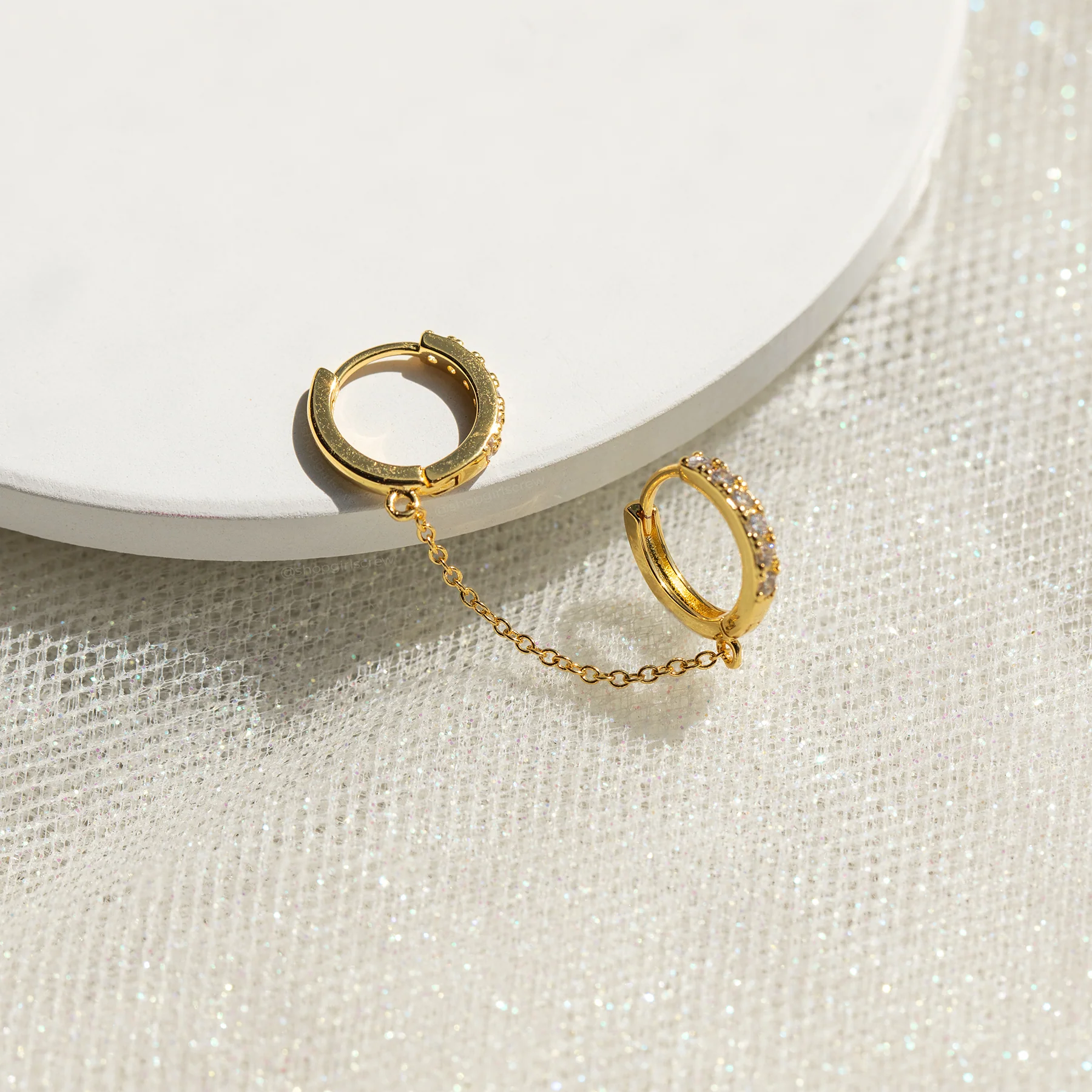 Redondo Double Hoop Earrings - Image 7