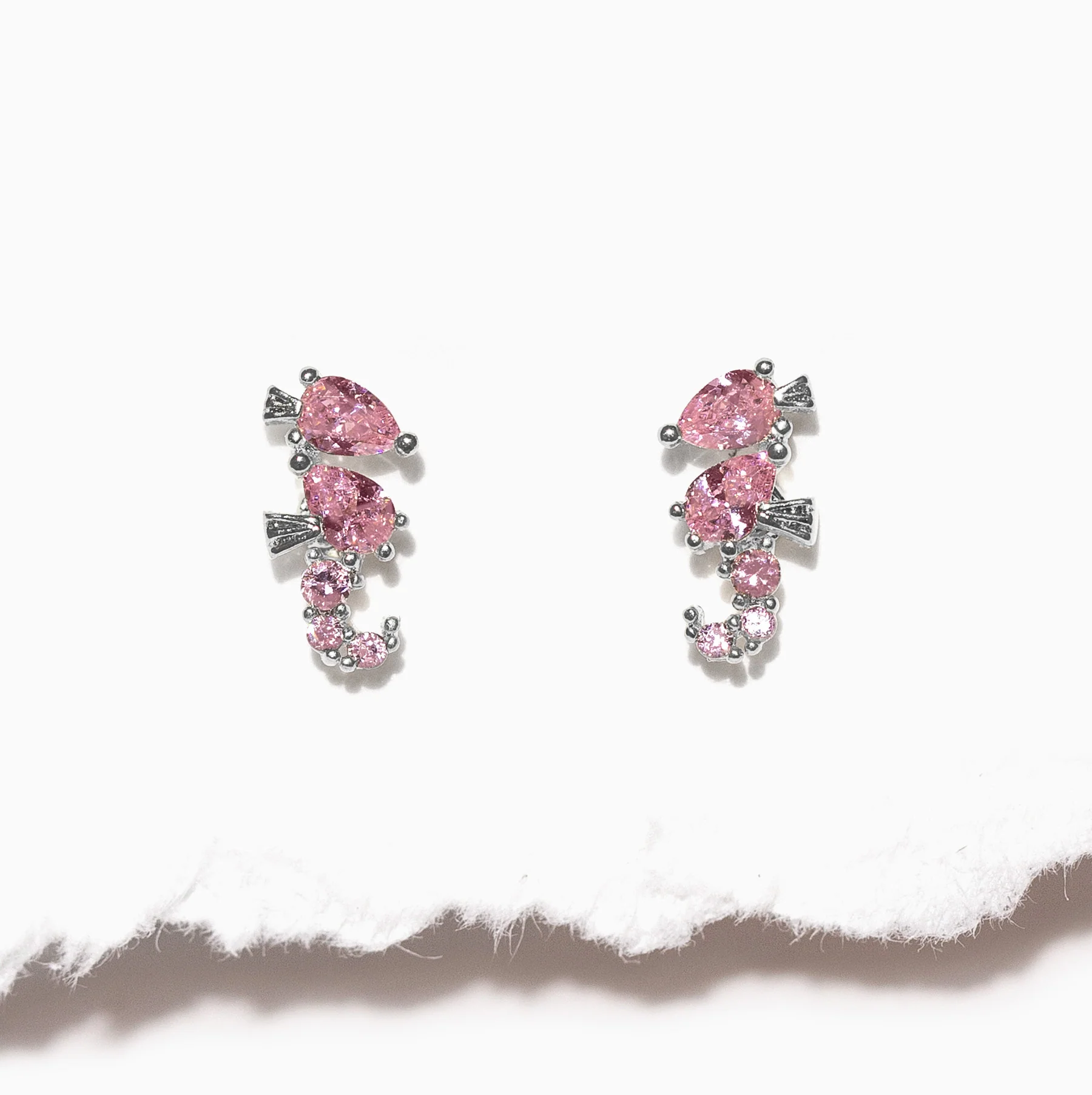 Sparkling Seahorse Studs - Image 5