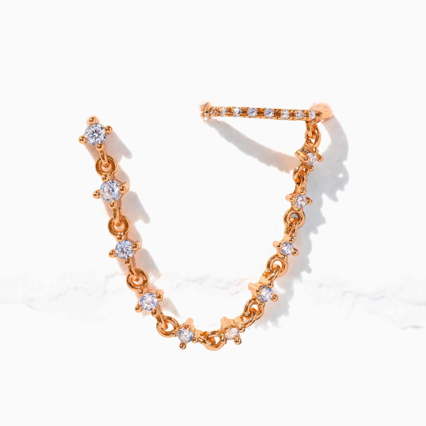Star Studded Ear Cuff + Stud - Image 3