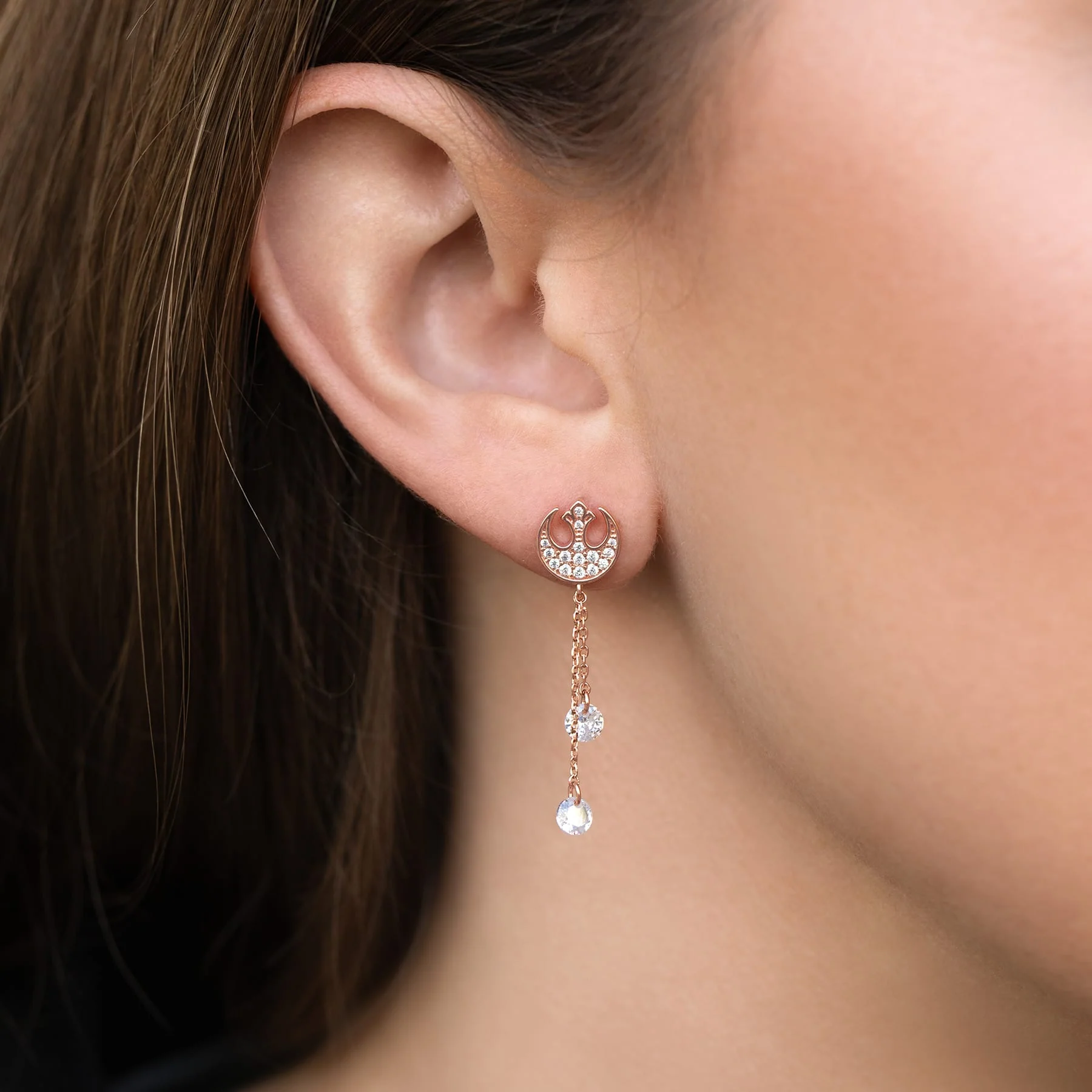 Star Wars™ Rebel Alliance Dangle Earrings - Image 8