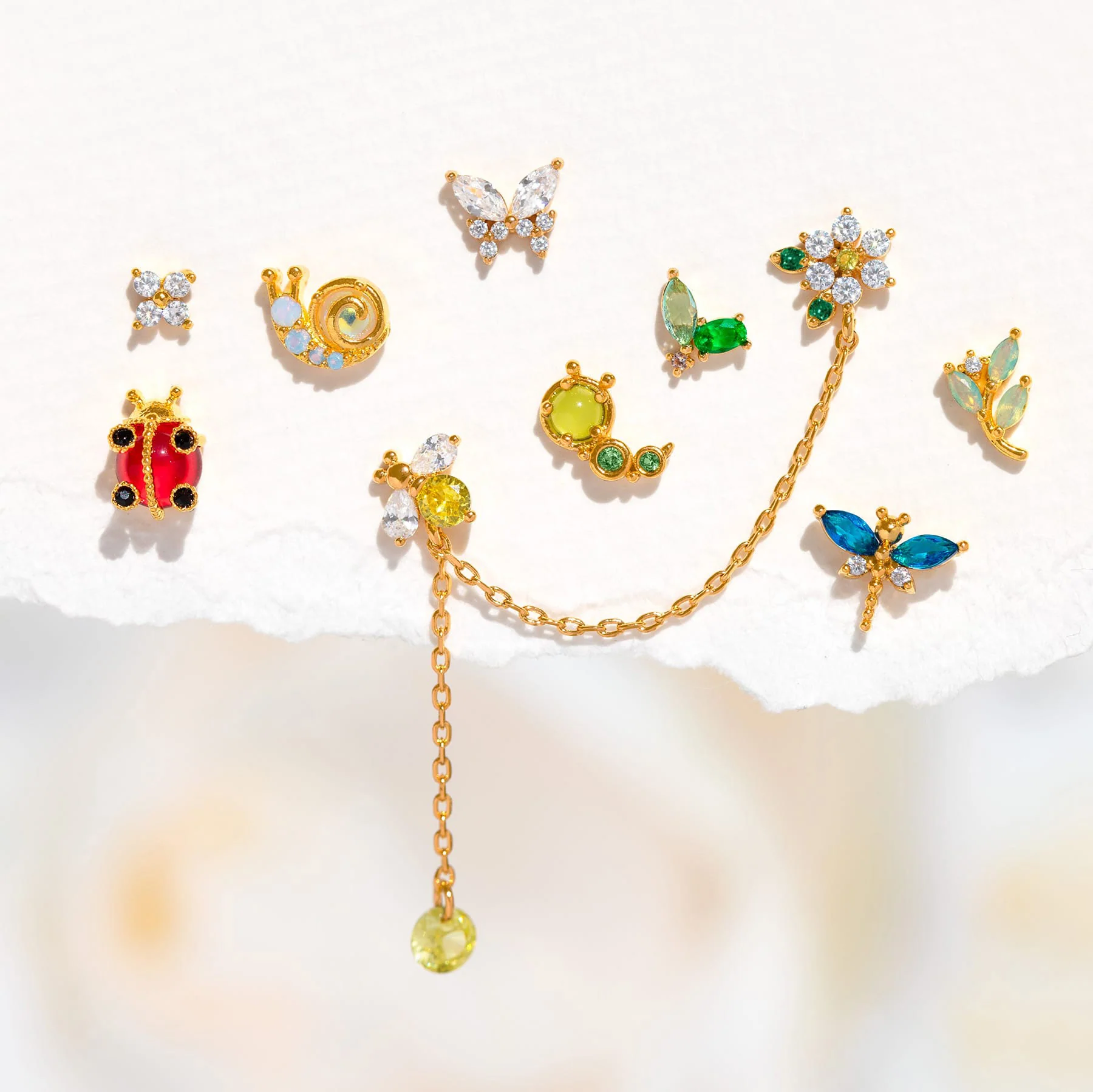 Sting Like a Bee Double Stud Earring - Image 3