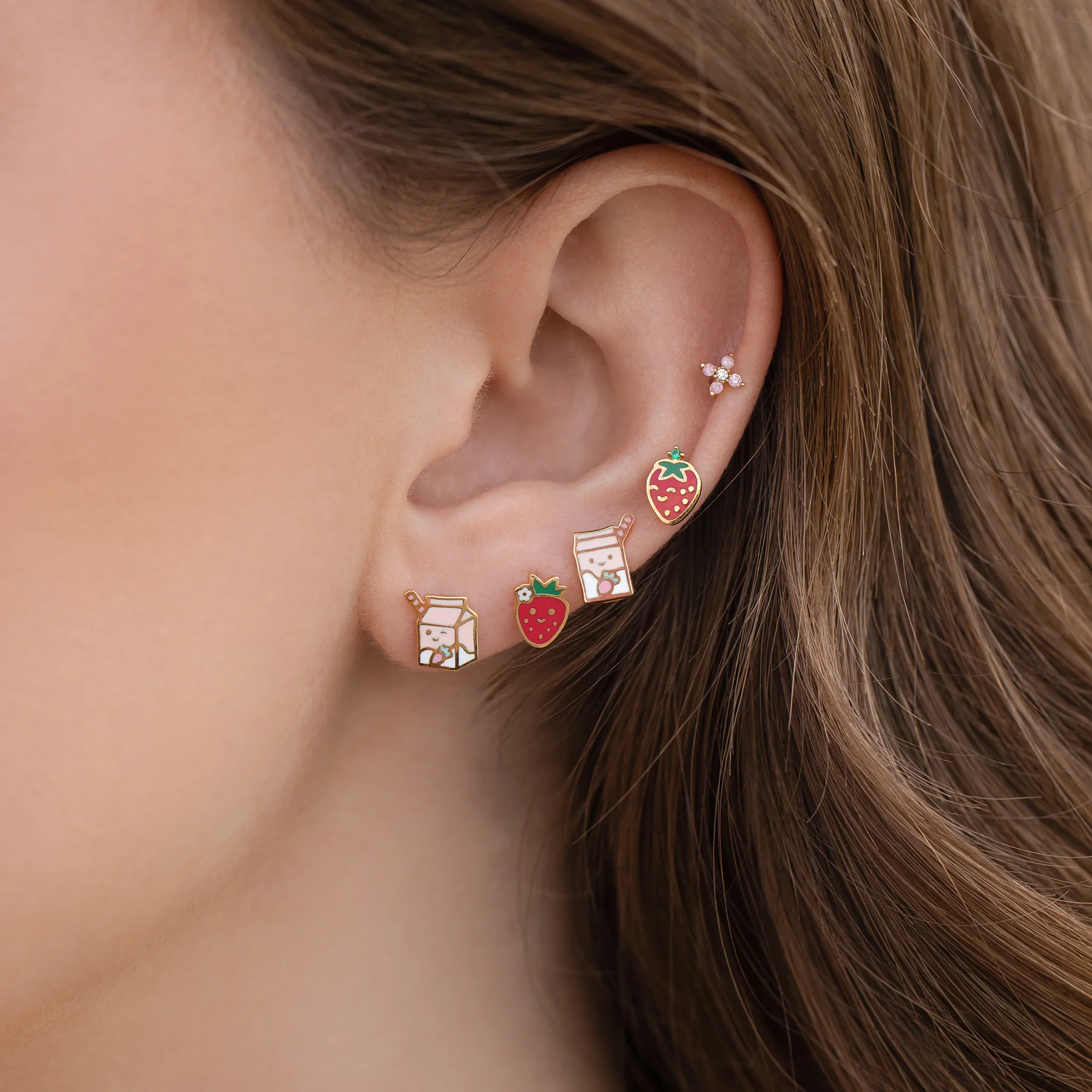 Strawberry Fields Studs - Image 2
