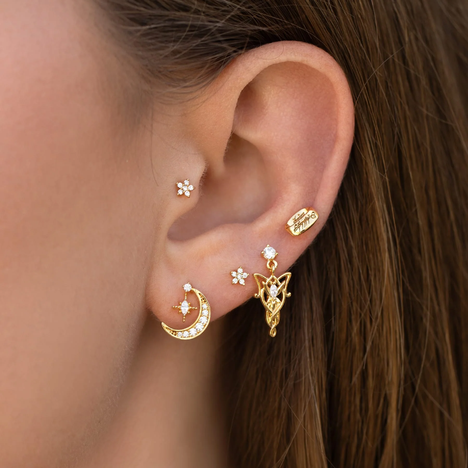 The Lord of the Rings Elven Dangle Earrings - Image 4